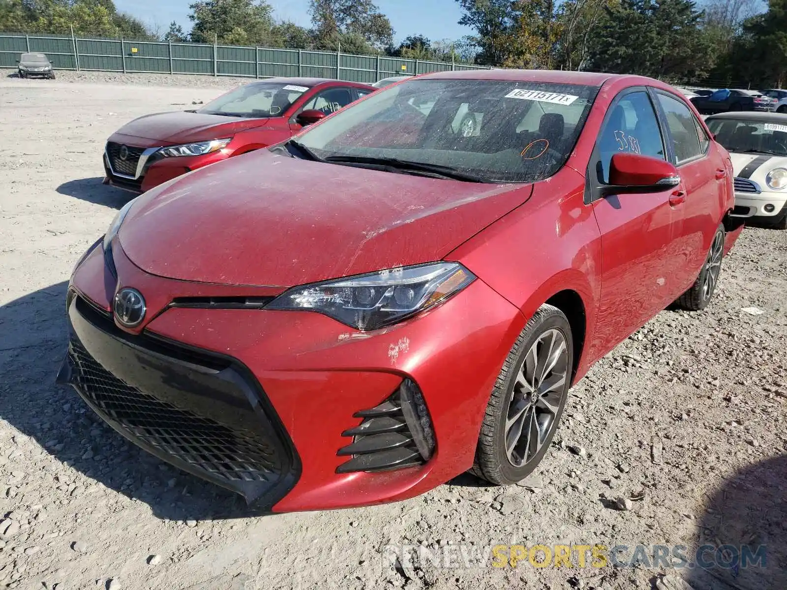 2 Photograph of a damaged car 2T1BURHE1KC167803 TOYOTA COROLLA 2019