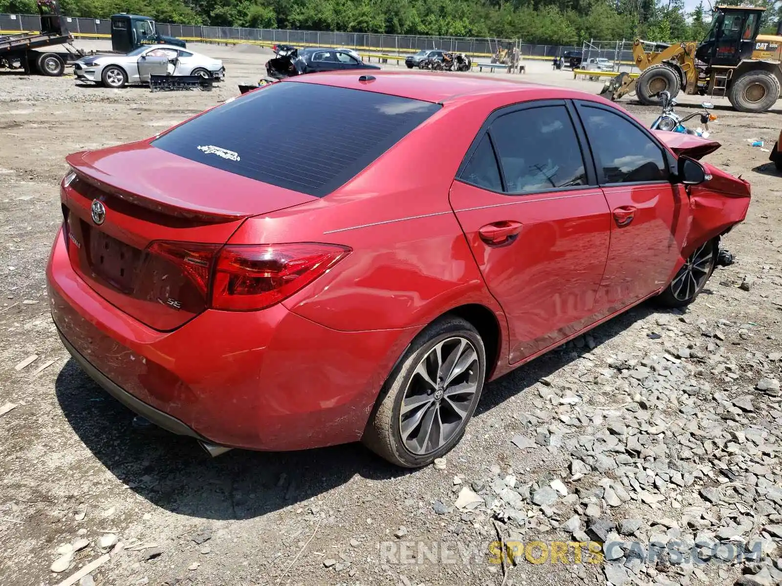 4 Photograph of a damaged car 2T1BURHE1KC168174 TOYOTA COROLLA 2019