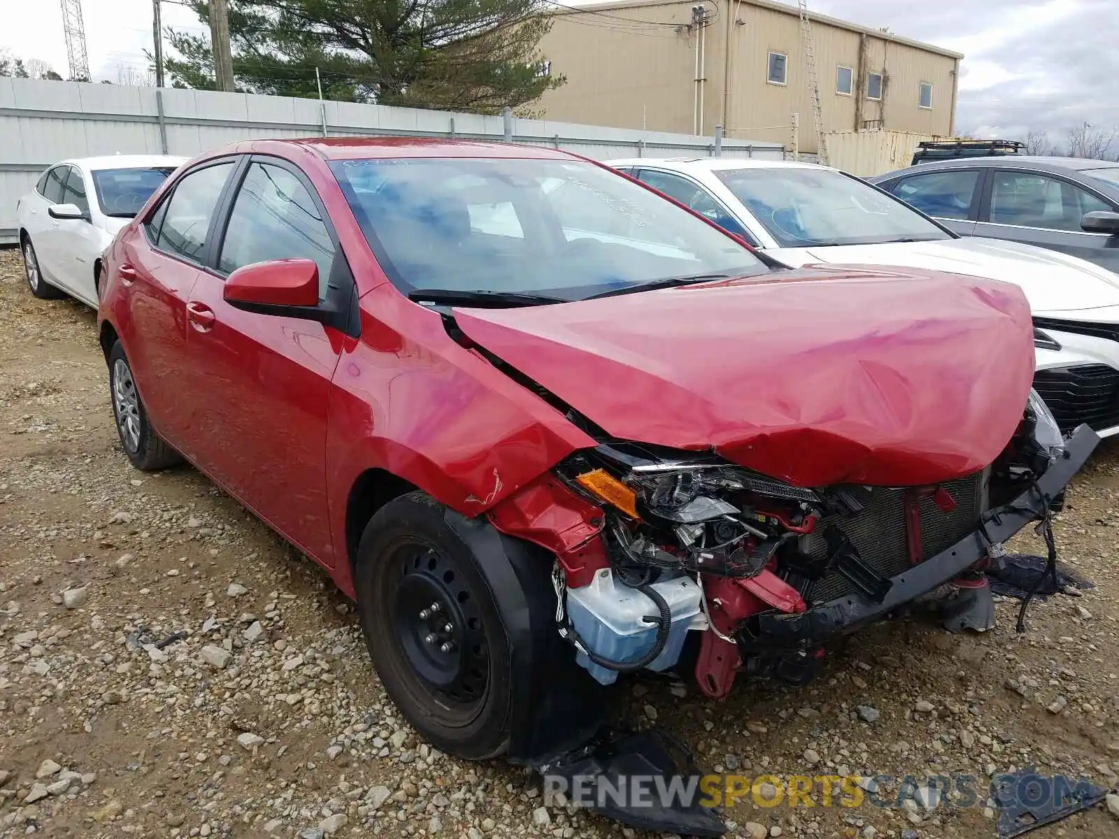 1 Photograph of a damaged car 2T1BURHE1KC170216 TOYOTA COROLLA 2019