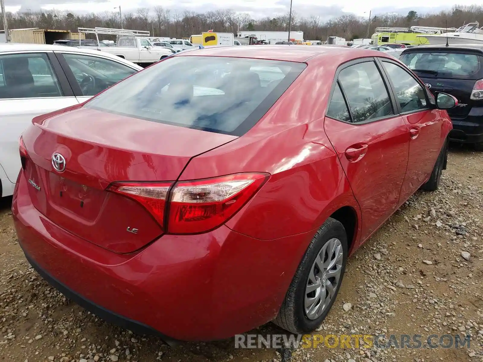 4 Photograph of a damaged car 2T1BURHE1KC170216 TOYOTA COROLLA 2019