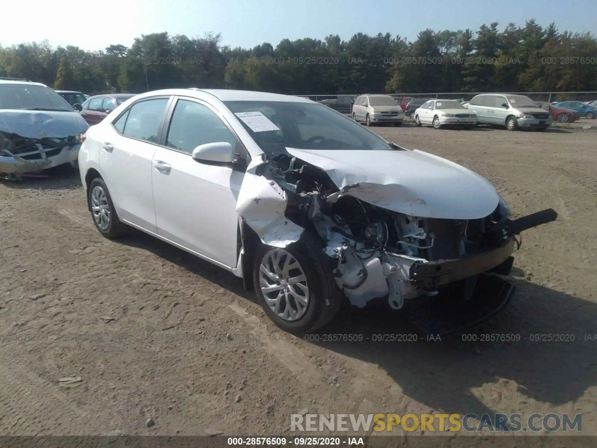 1 Photograph of a damaged car 2T1BURHE1KC170975 TOYOTA COROLLA 2019