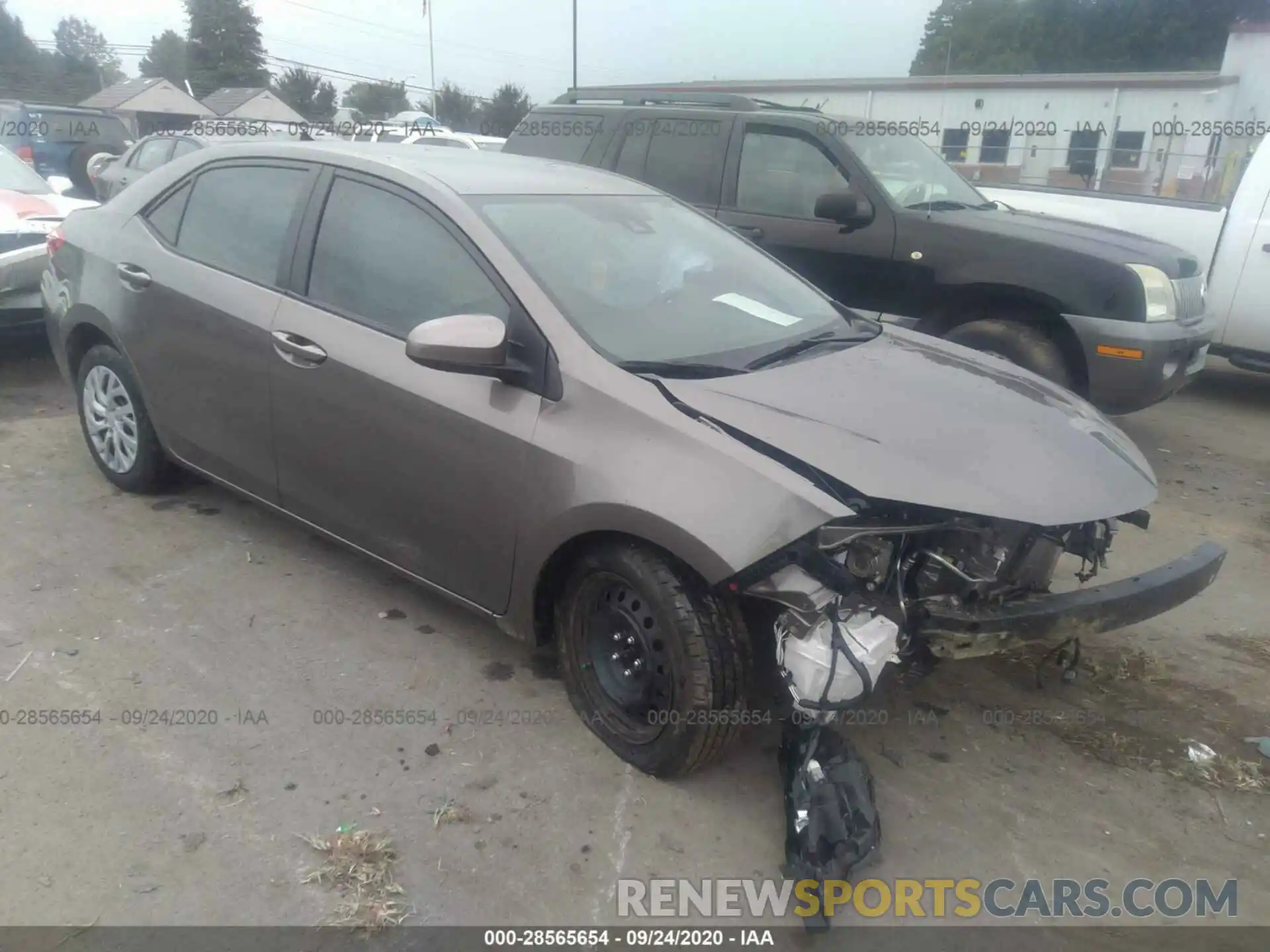 1 Photograph of a damaged car 2T1BURHE1KC171172 TOYOTA COROLLA 2019