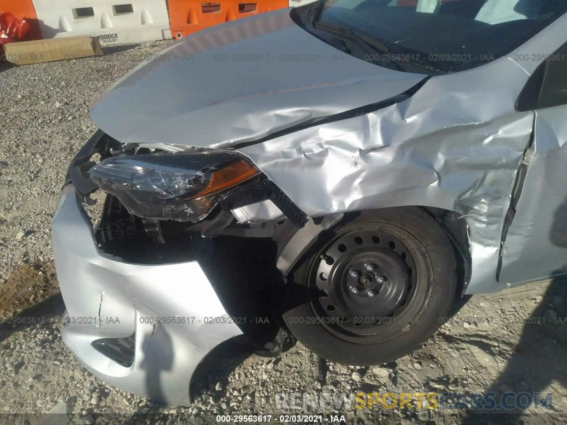 6 Photograph of a damaged car 2T1BURHE1KC171463 TOYOTA COROLLA 2019