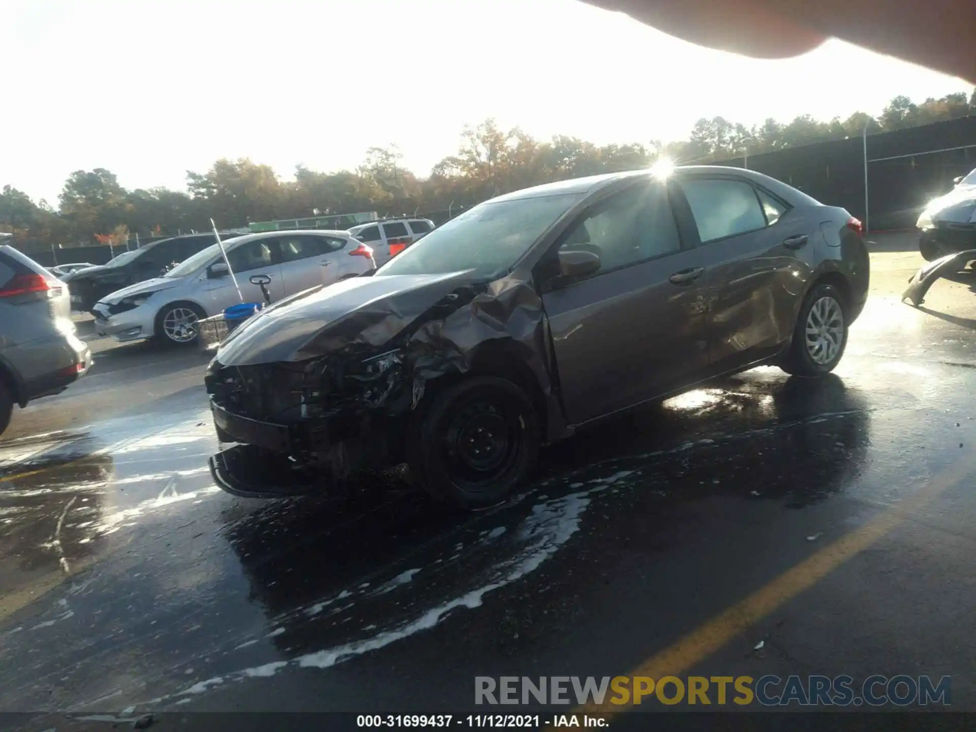 2 Photograph of a damaged car 2T1BURHE1KC171849 TOYOTA COROLLA 2019