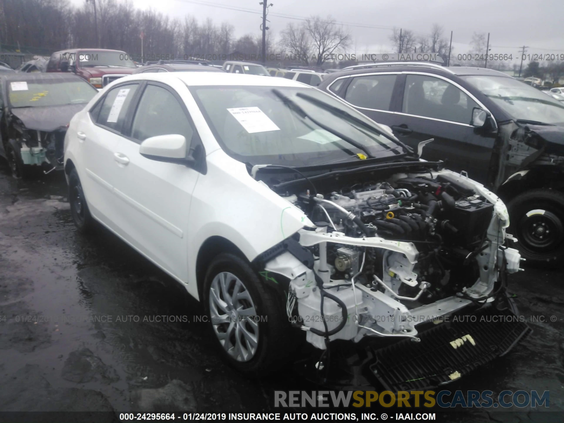 1 Photograph of a damaged car 2T1BURHE1KC172290 TOYOTA COROLLA 2019