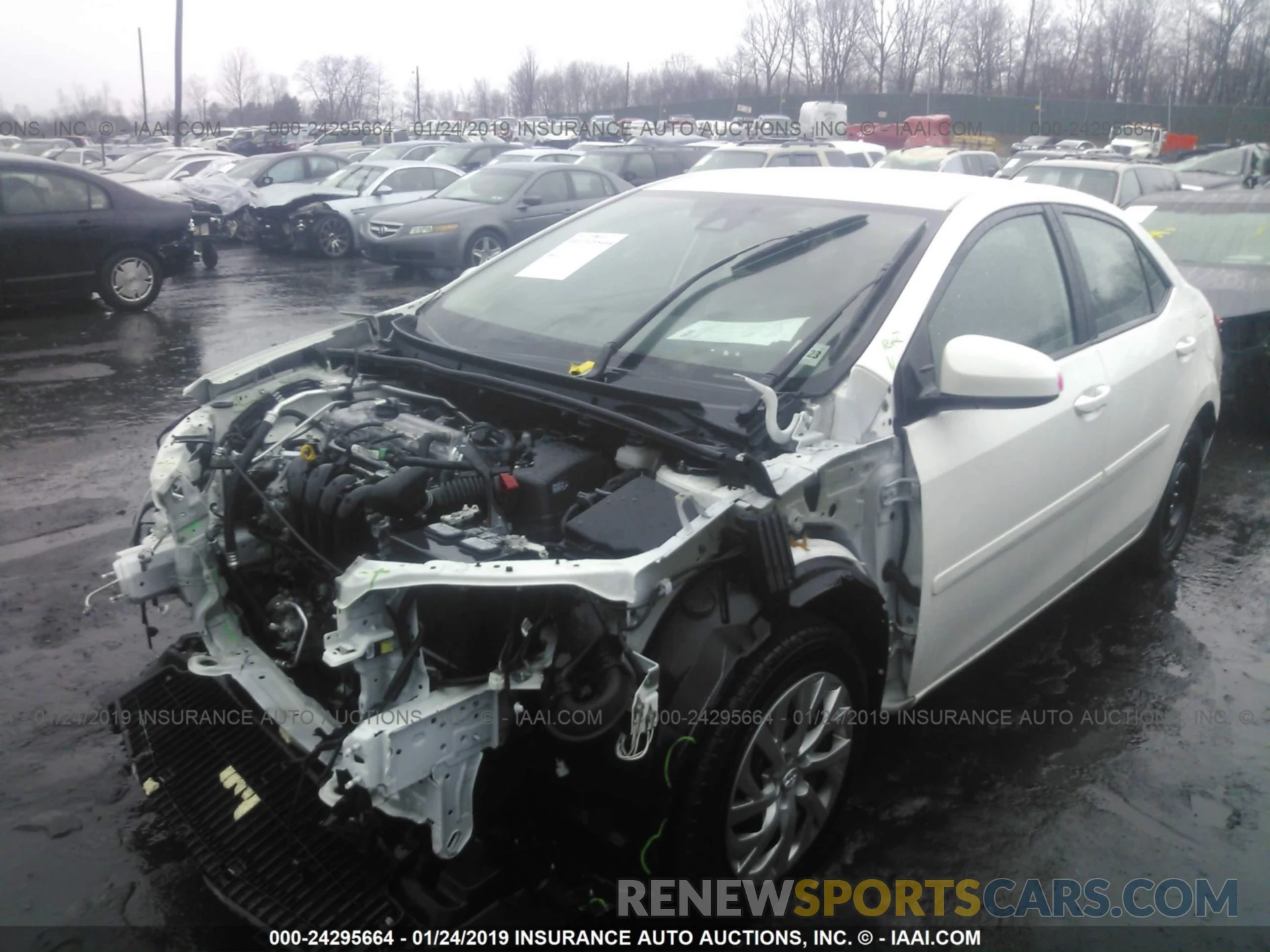 2 Photograph of a damaged car 2T1BURHE1KC172290 TOYOTA COROLLA 2019