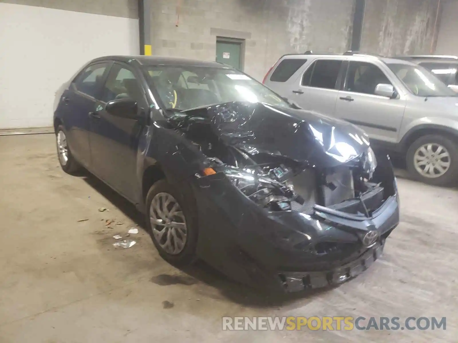 1 Photograph of a damaged car 2T1BURHE1KC172564 TOYOTA COROLLA 2019