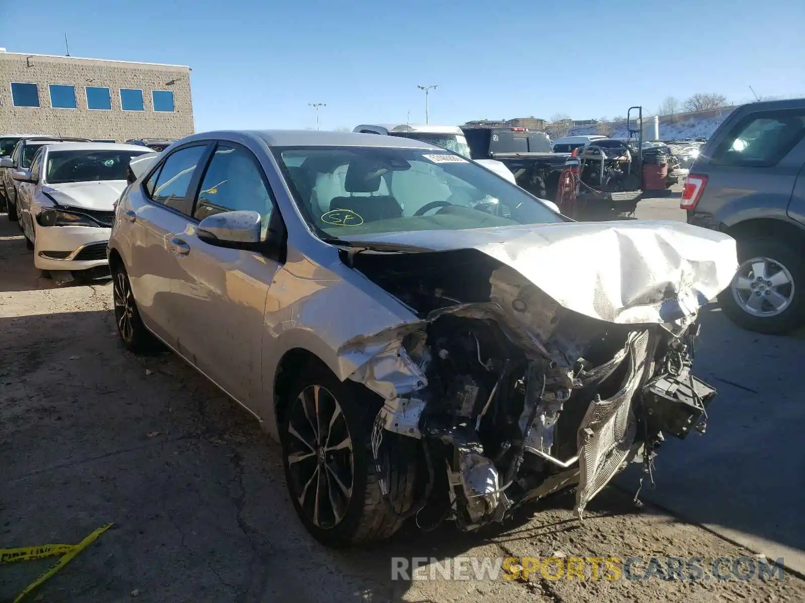 1 Photograph of a damaged car 2T1BURHE1KC172631 TOYOTA COROLLA 2019