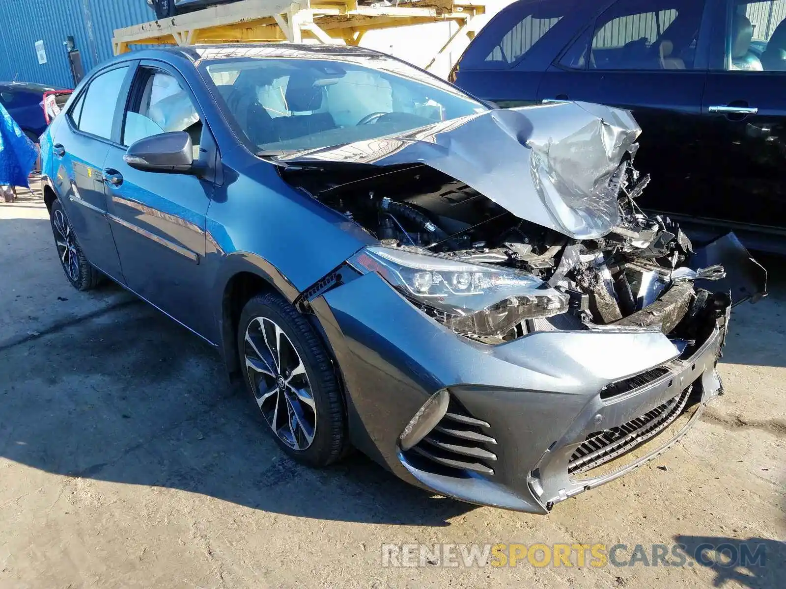 1 Photograph of a damaged car 2T1BURHE1KC173004 TOYOTA COROLLA 2019