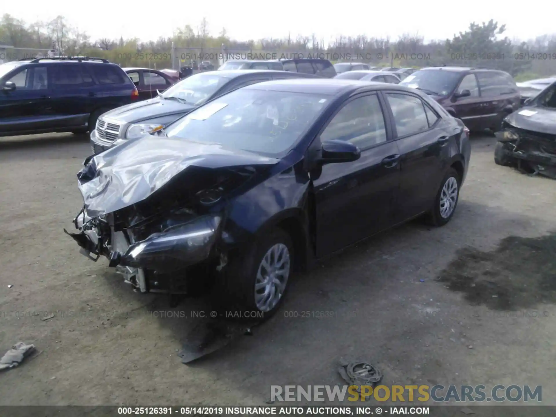 2 Photograph of a damaged car 2T1BURHE1KC173018 TOYOTA COROLLA 2019