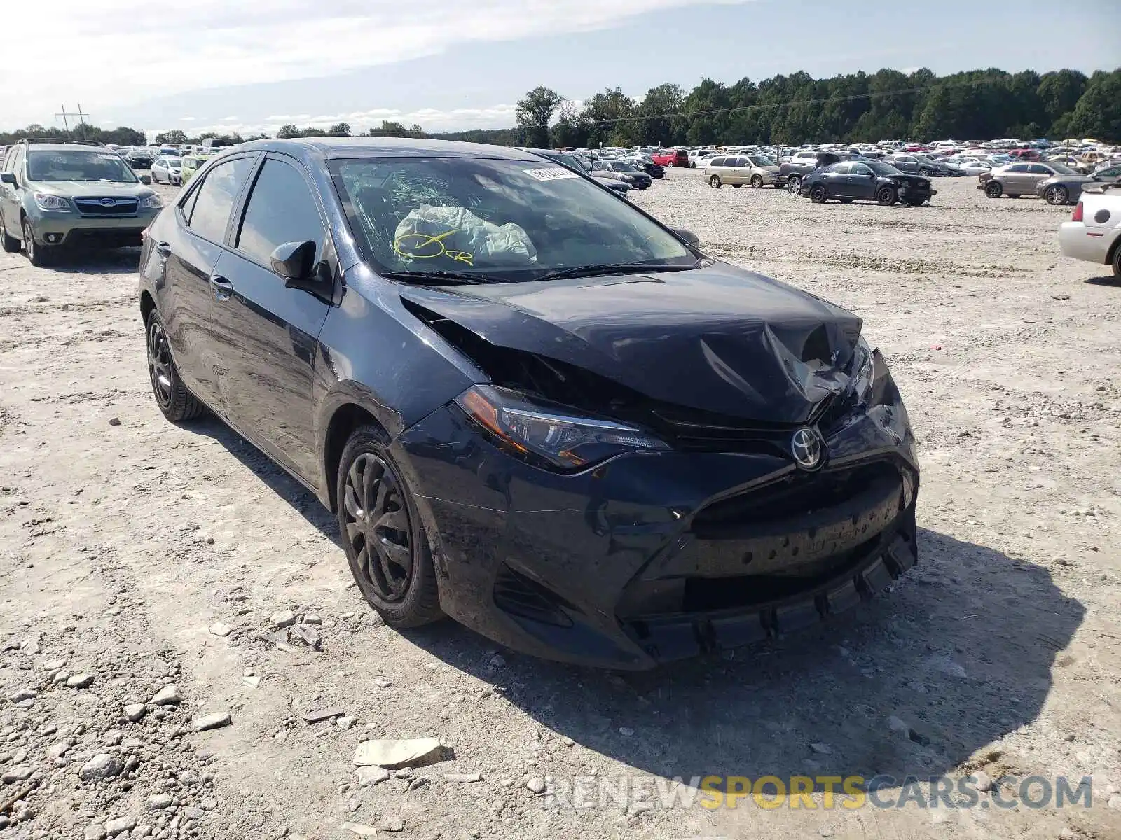 1 Photograph of a damaged car 2T1BURHE1KC173567 TOYOTA COROLLA 2019