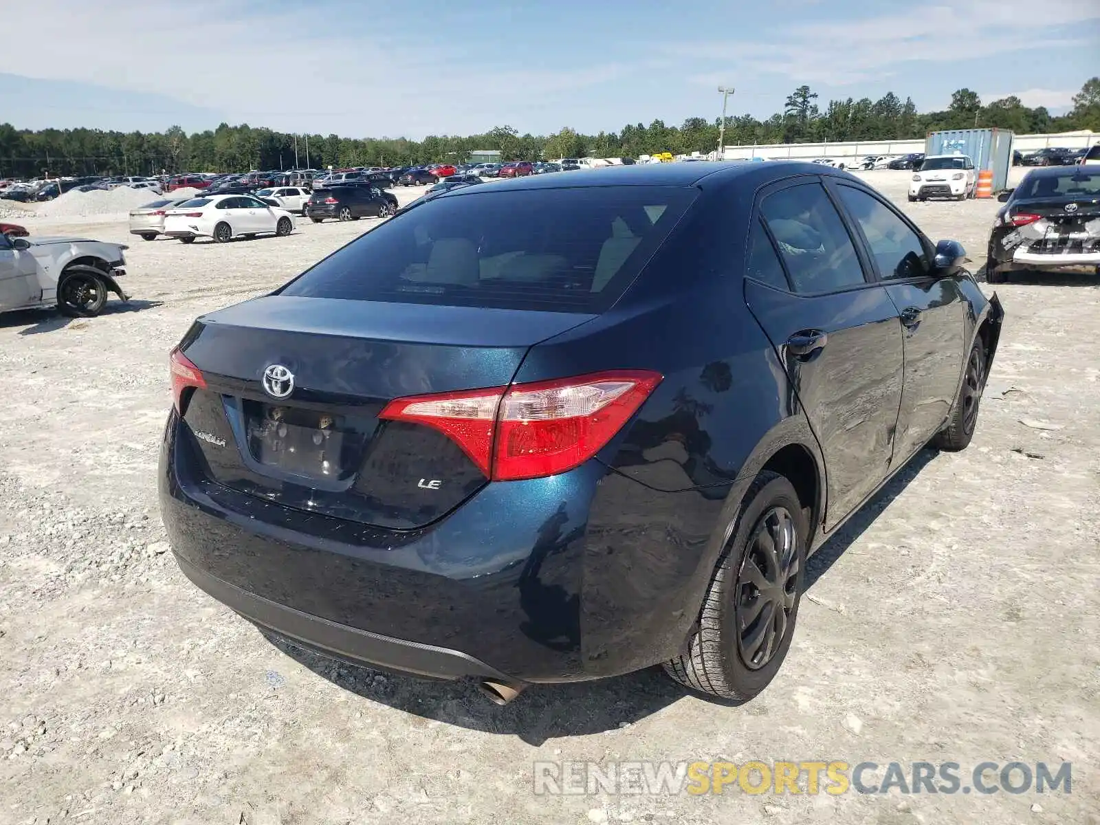 4 Photograph of a damaged car 2T1BURHE1KC173567 TOYOTA COROLLA 2019