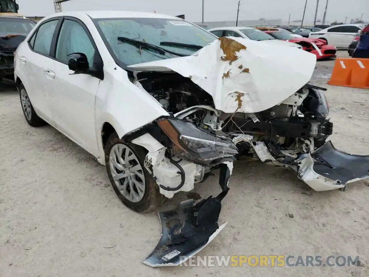 1 Photograph of a damaged car 2T1BURHE1KC174184 TOYOTA COROLLA 2019