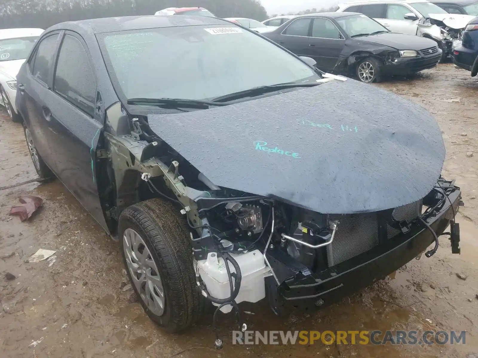 1 Photograph of a damaged car 2T1BURHE1KC174251 TOYOTA COROLLA 2019