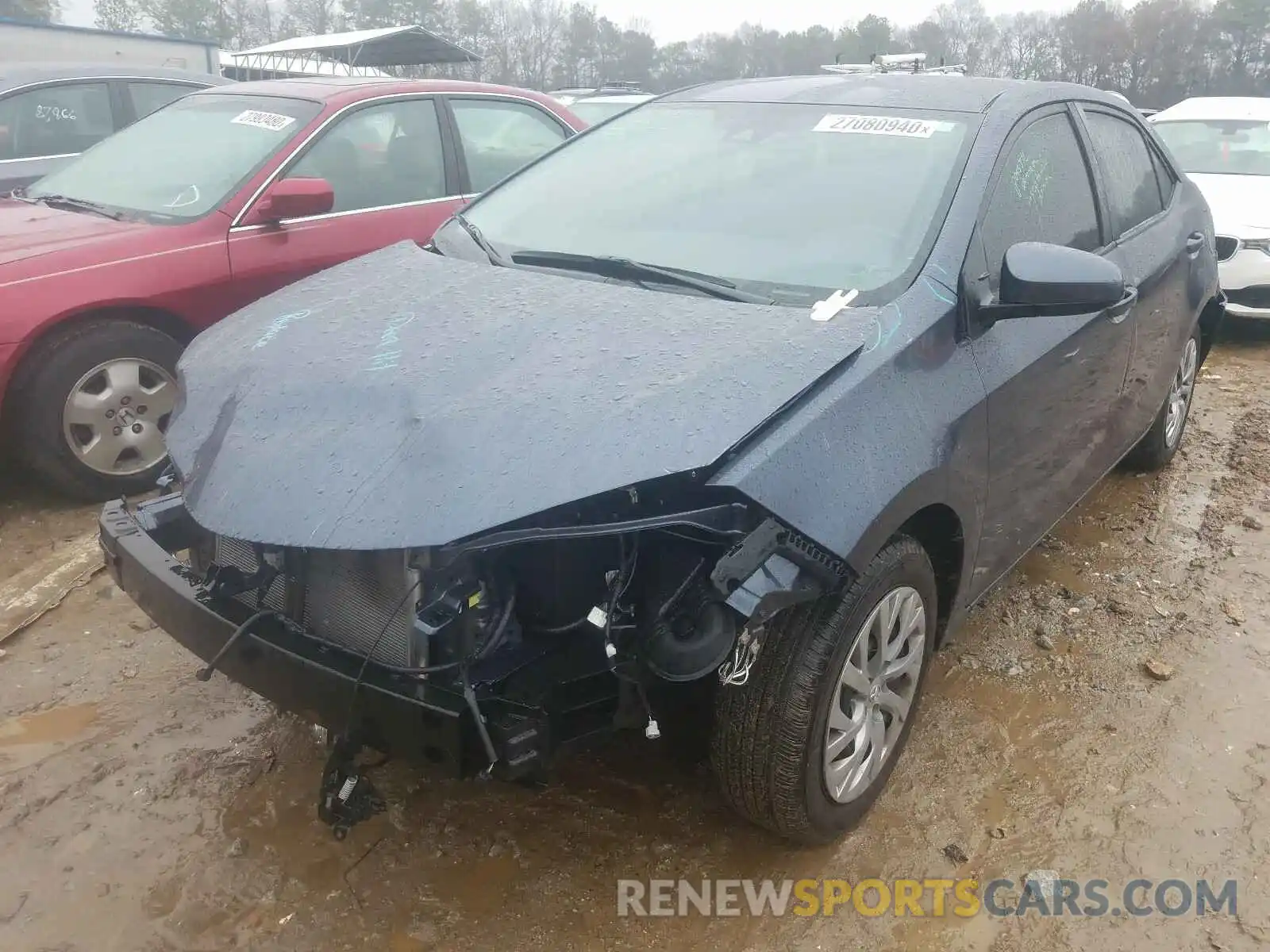 2 Photograph of a damaged car 2T1BURHE1KC174251 TOYOTA COROLLA 2019