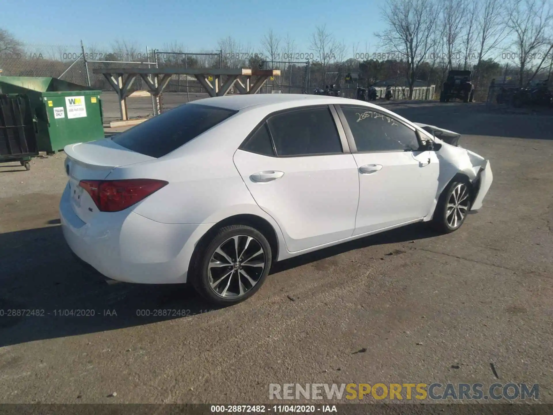 4 Photograph of a damaged car 2T1BURHE1KC174556 TOYOTA COROLLA 2019