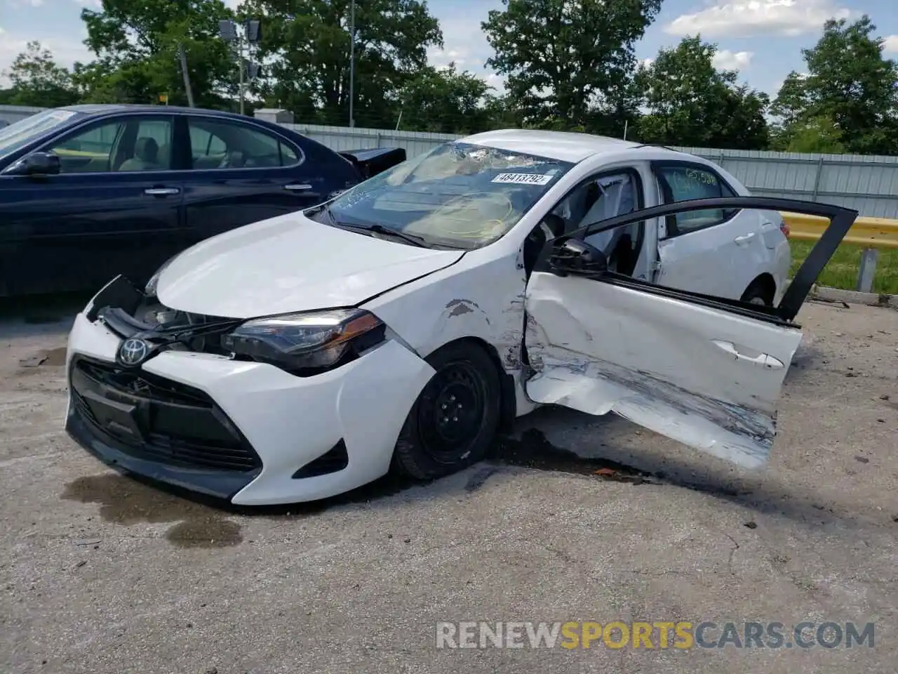 2 Photograph of a damaged car 2T1BURHE1KC175500 TOYOTA COROLLA 2019