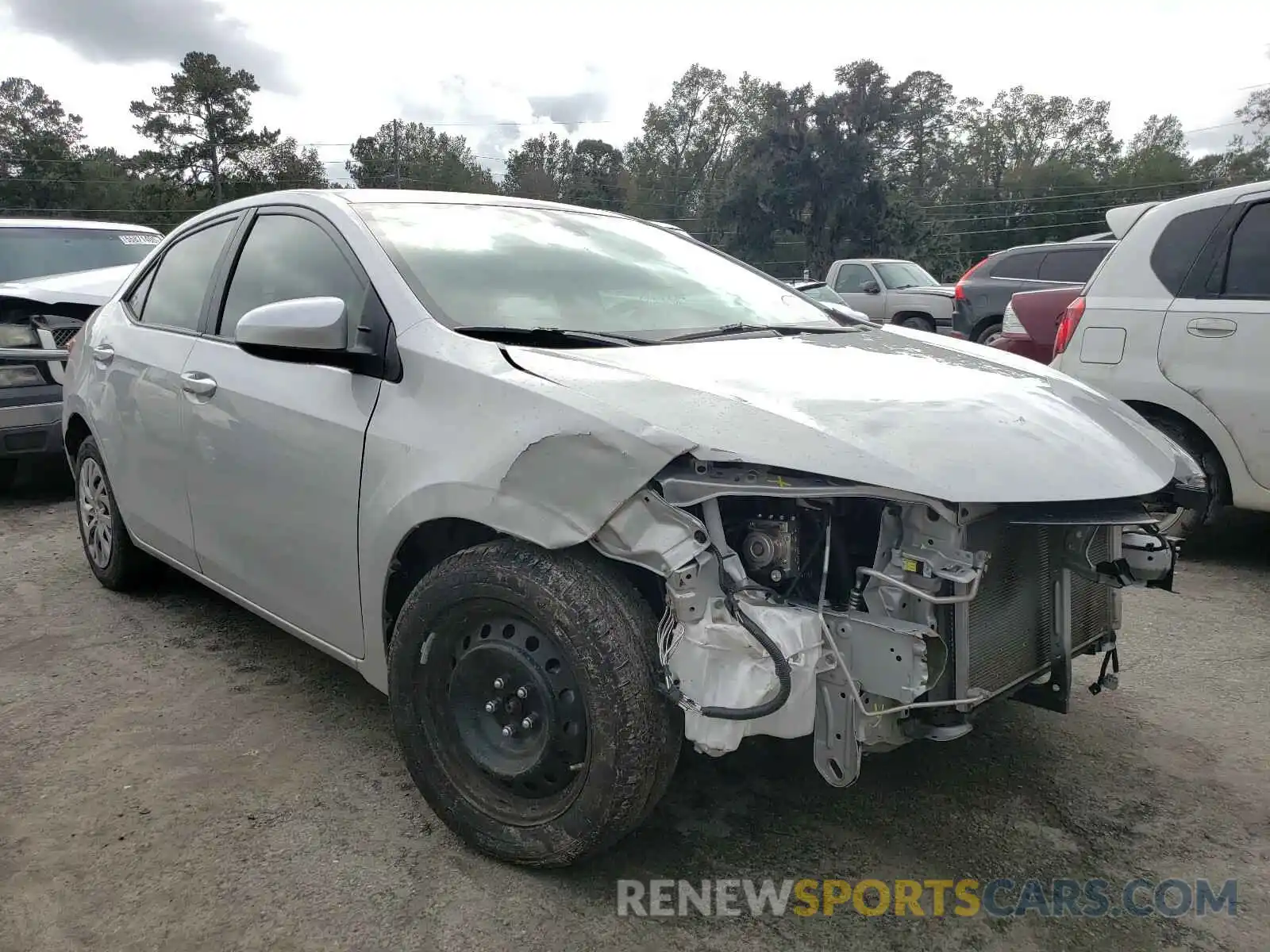 1 Photograph of a damaged car 2T1BURHE1KC176243 TOYOTA COROLLA 2019