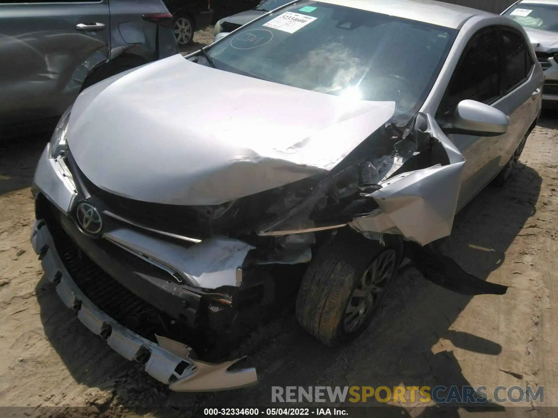 6 Photograph of a damaged car 2T1BURHE1KC176260 TOYOTA COROLLA 2019