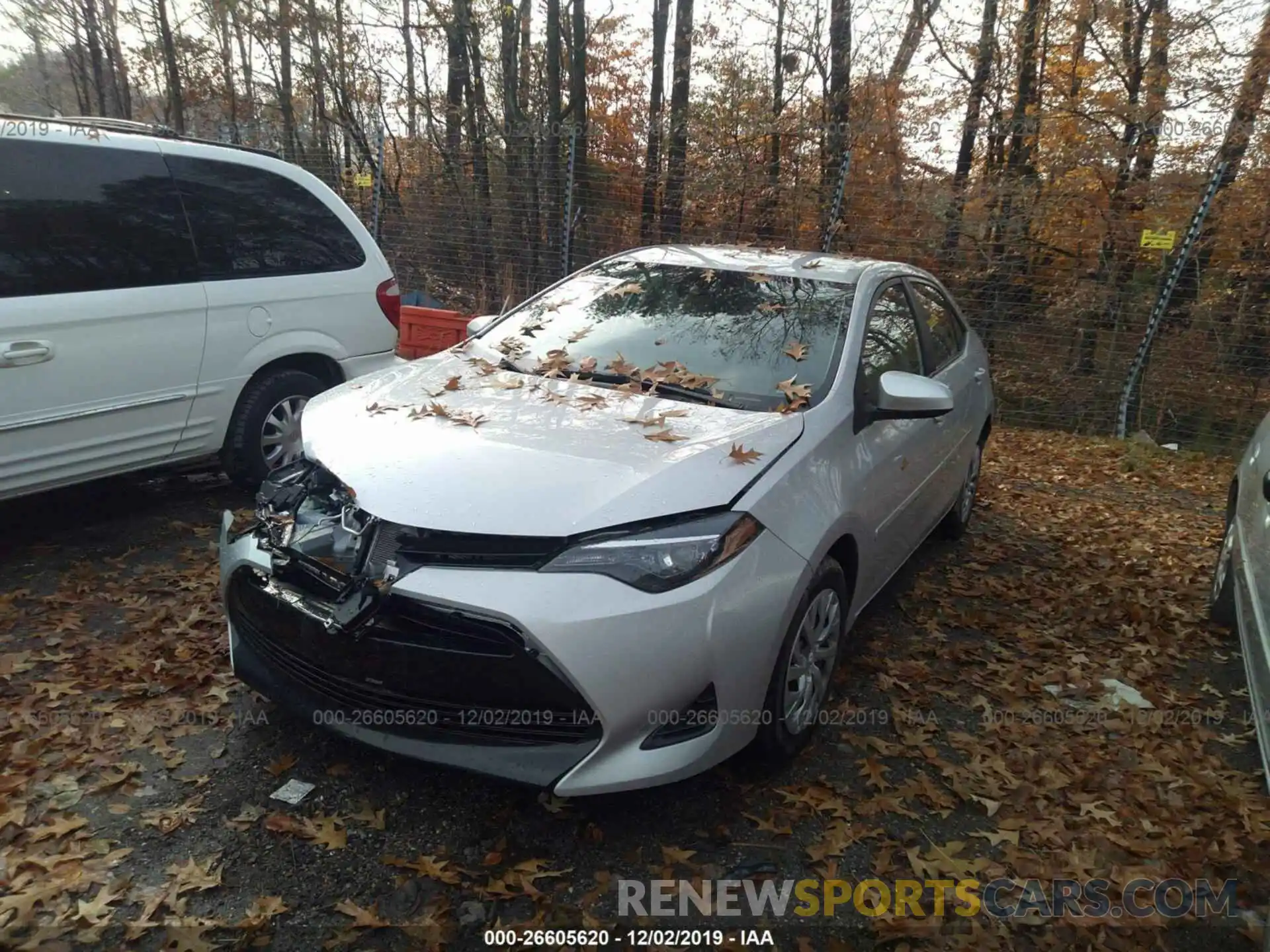 2 Photograph of a damaged car 2T1BURHE1KC176839 TOYOTA COROLLA 2019