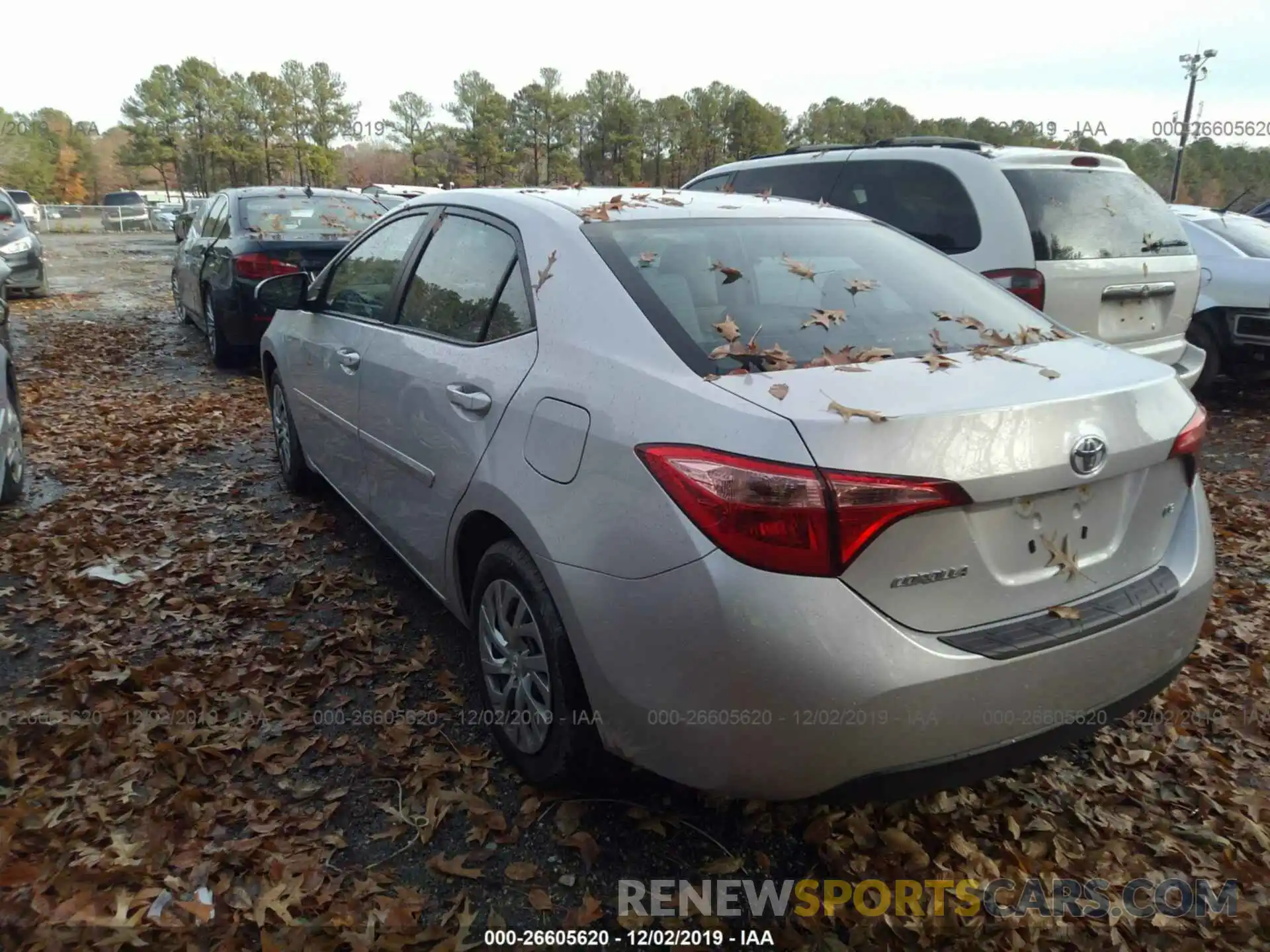 3 Photograph of a damaged car 2T1BURHE1KC176839 TOYOTA COROLLA 2019