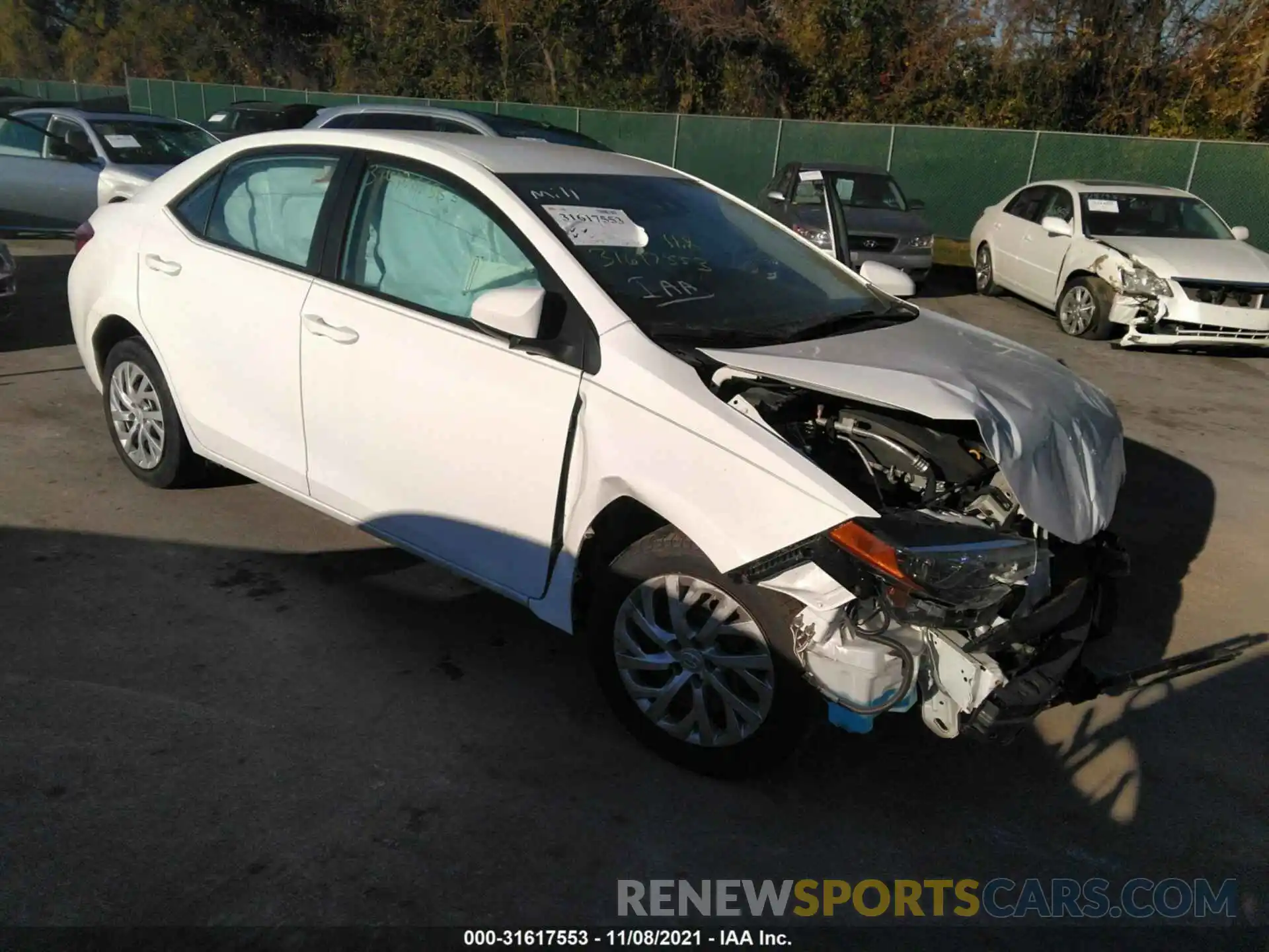 1 Photograph of a damaged car 2T1BURHE1KC177571 TOYOTA COROLLA 2019