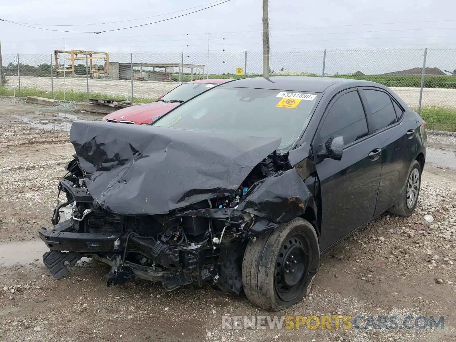 2 Photograph of a damaged car 2T1BURHE1KC178008 TOYOTA COROLLA 2019