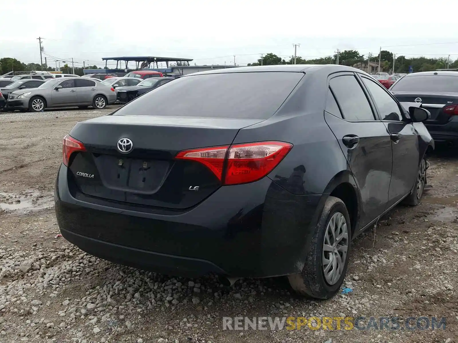 4 Photograph of a damaged car 2T1BURHE1KC178008 TOYOTA COROLLA 2019