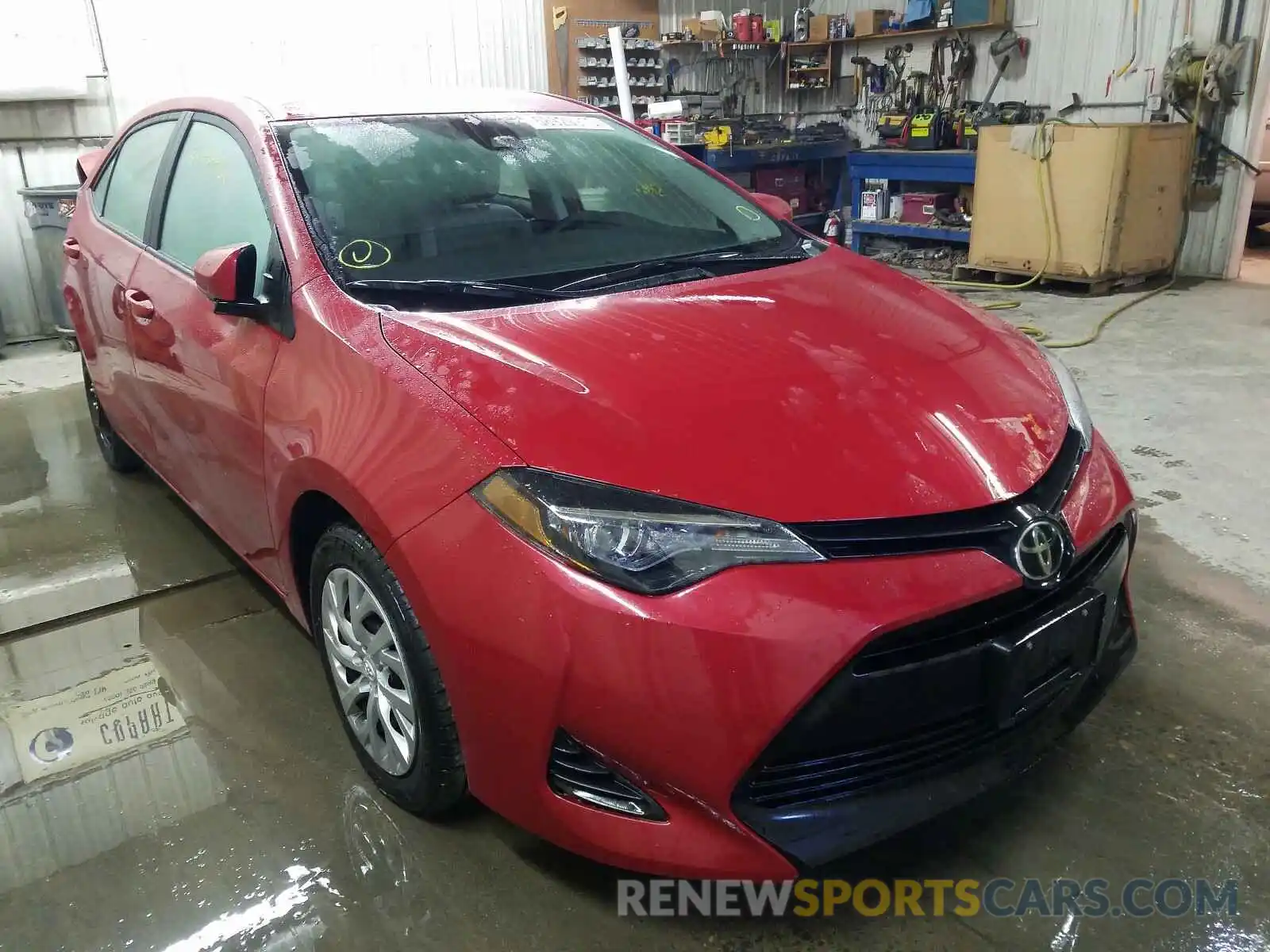 1 Photograph of a damaged car 2T1BURHE1KC178137 TOYOTA COROLLA 2019