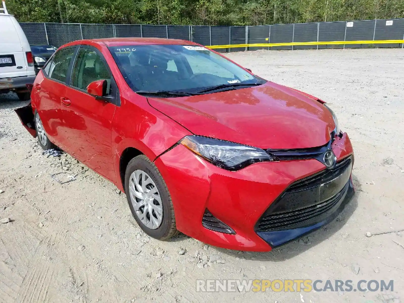 1 Photograph of a damaged car 2T1BURHE1KC178302 TOYOTA COROLLA 2019