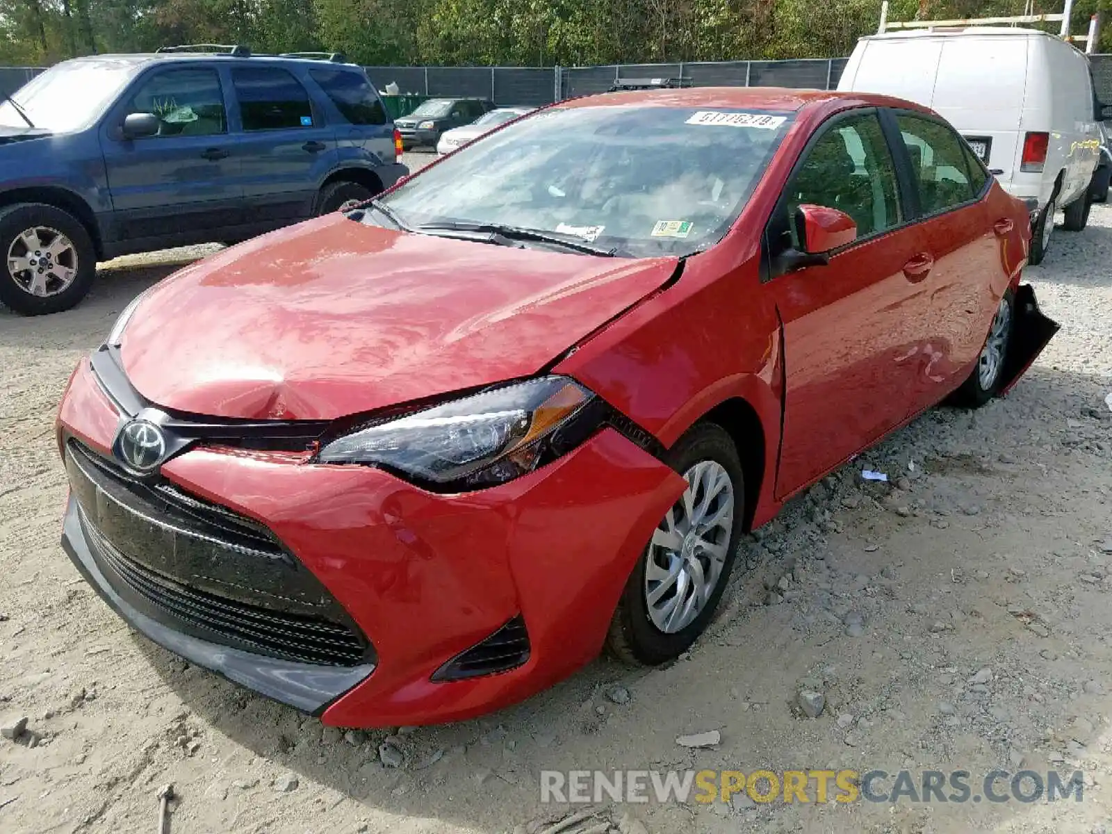 2 Photograph of a damaged car 2T1BURHE1KC178302 TOYOTA COROLLA 2019