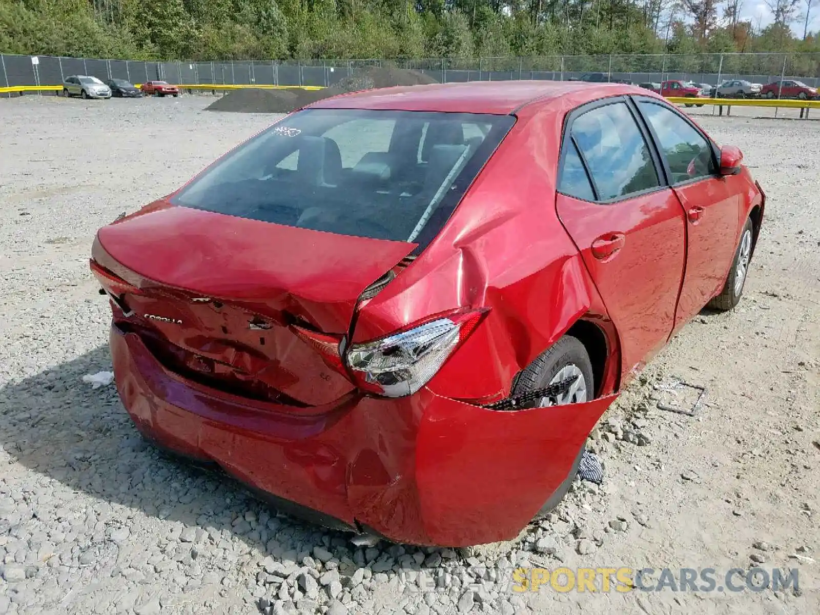 4 Photograph of a damaged car 2T1BURHE1KC178302 TOYOTA COROLLA 2019