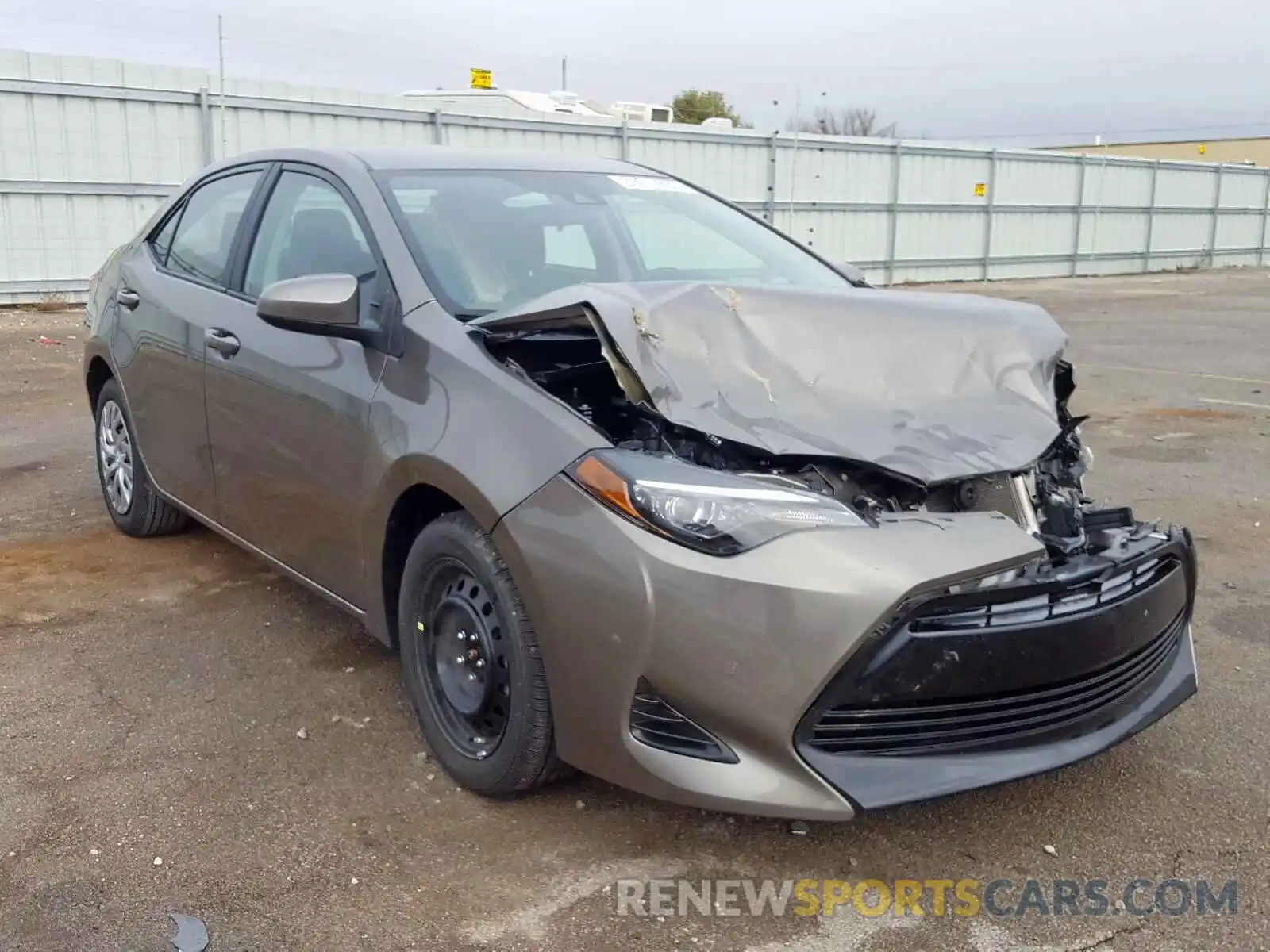 1 Photograph of a damaged car 2T1BURHE1KC178719 TOYOTA COROLLA 2019