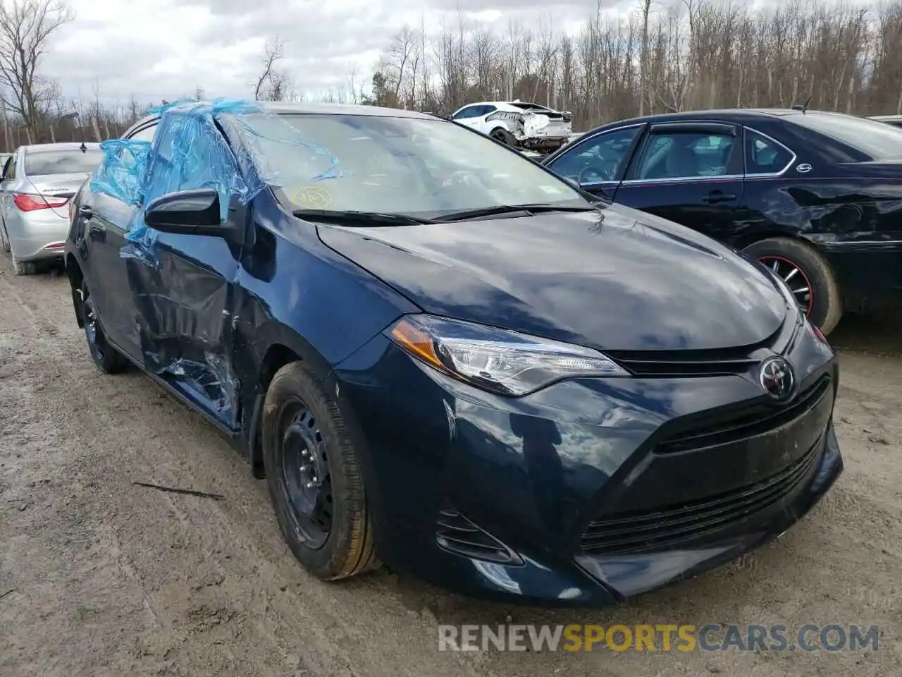 1 Photograph of a damaged car 2T1BURHE1KC178946 TOYOTA COROLLA 2019