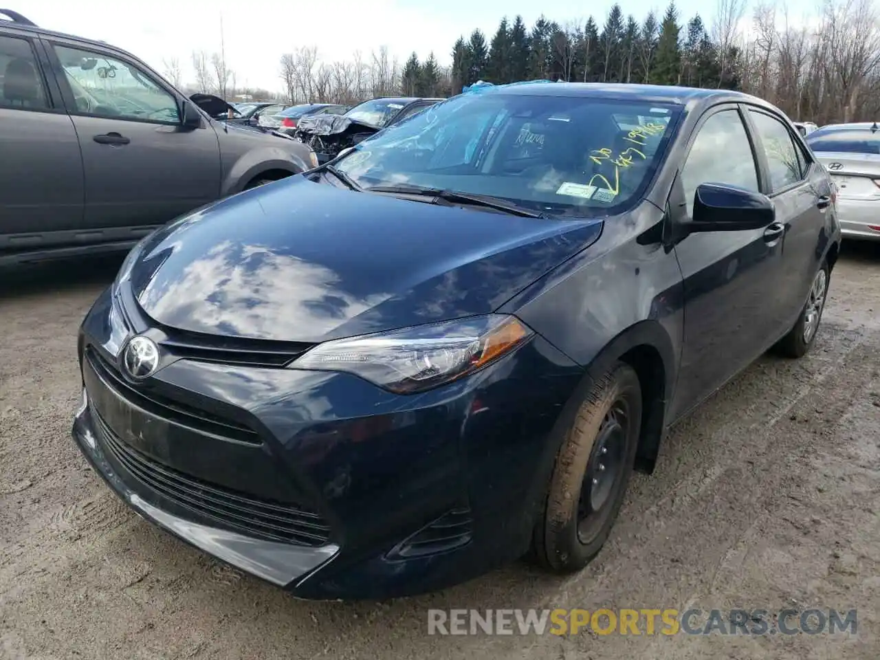 2 Photograph of a damaged car 2T1BURHE1KC178946 TOYOTA COROLLA 2019