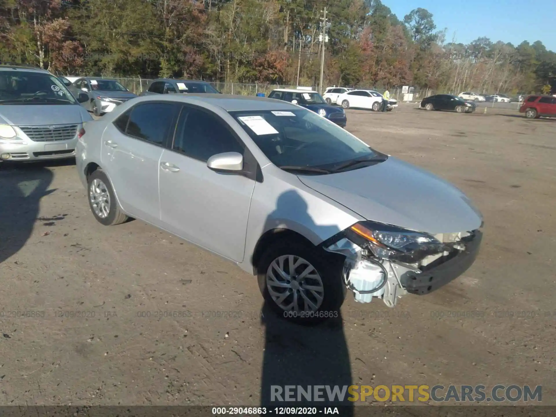 1 Photograph of a damaged car 2T1BURHE1KC179238 TOYOTA COROLLA 2019