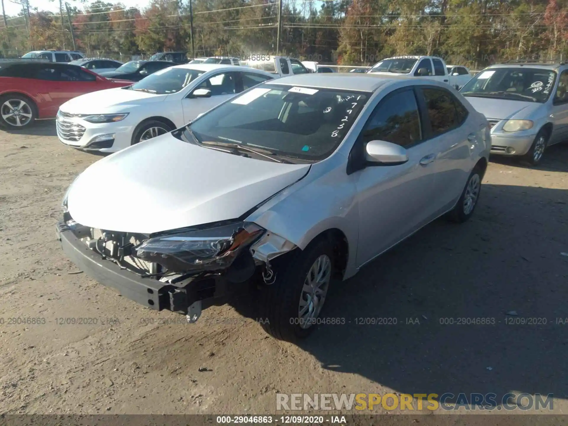 2 Photograph of a damaged car 2T1BURHE1KC179238 TOYOTA COROLLA 2019