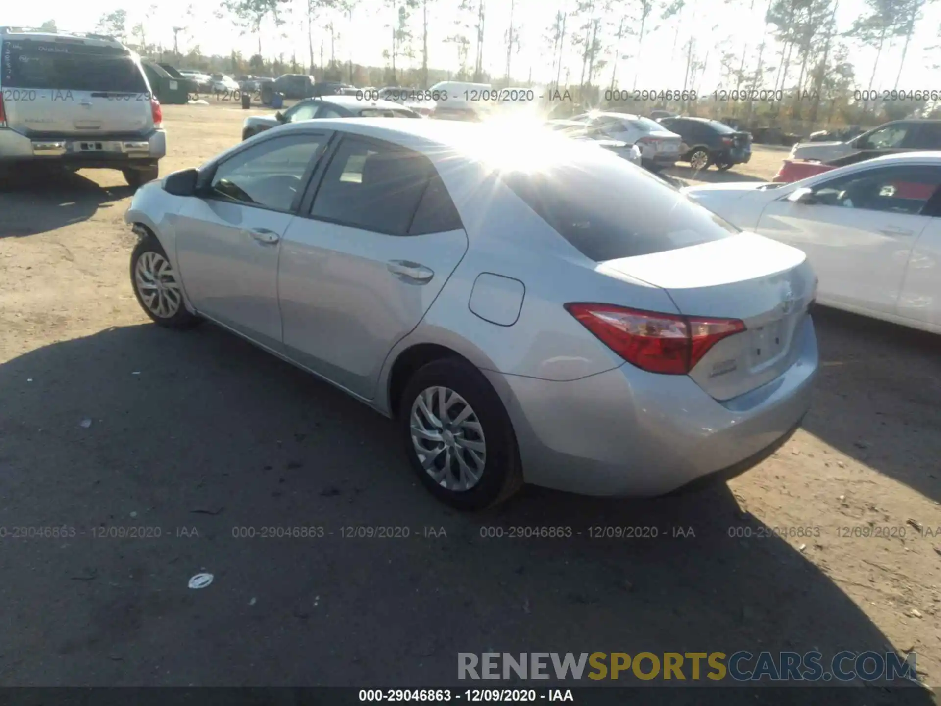 3 Photograph of a damaged car 2T1BURHE1KC179238 TOYOTA COROLLA 2019