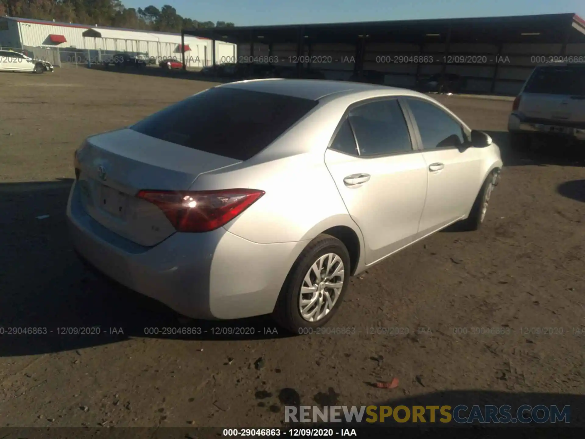 4 Photograph of a damaged car 2T1BURHE1KC179238 TOYOTA COROLLA 2019