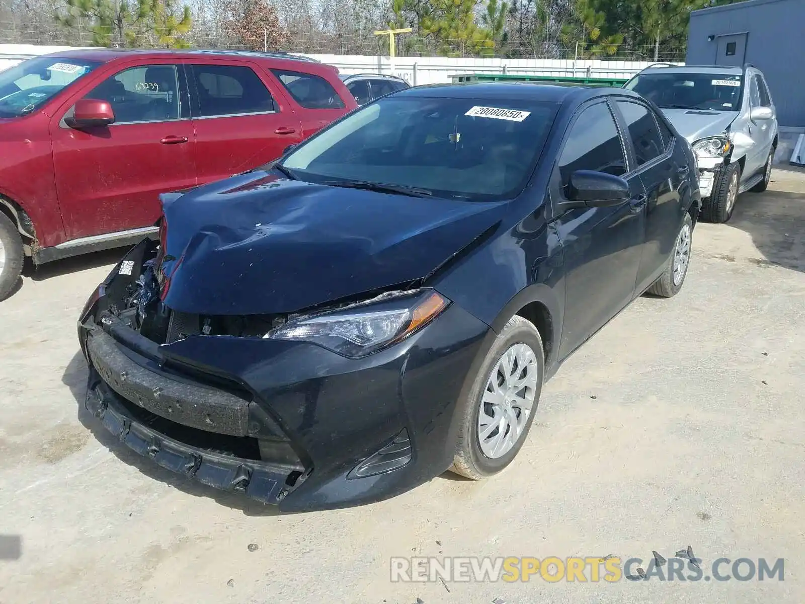 2 Photograph of a damaged car 2T1BURHE1KC179403 TOYOTA COROLLA 2019