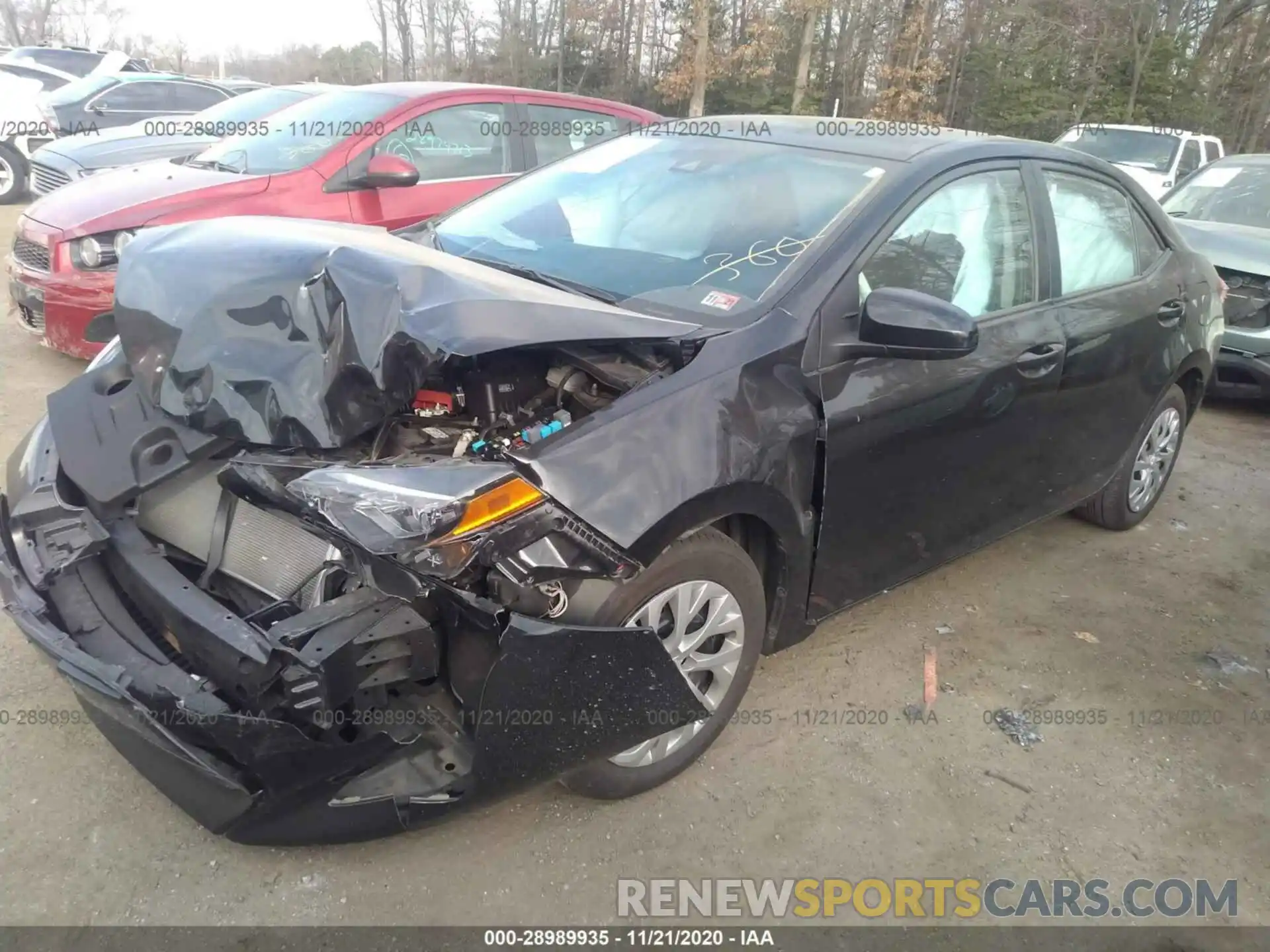 2 Photograph of a damaged car 2T1BURHE1KC180440 TOYOTA COROLLA 2019