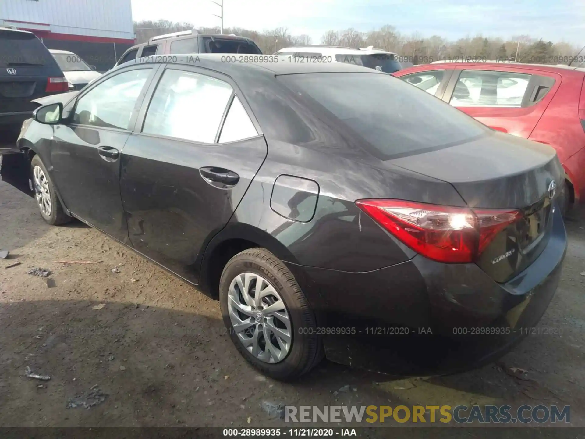 3 Photograph of a damaged car 2T1BURHE1KC180440 TOYOTA COROLLA 2019