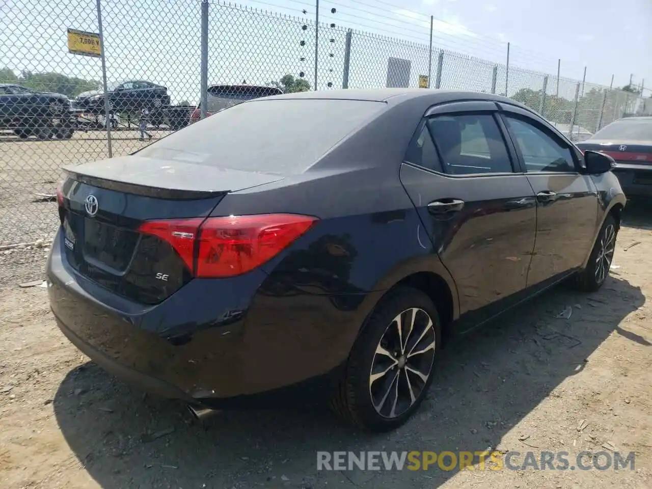 4 Photograph of a damaged car 2T1BURHE1KC180499 TOYOTA COROLLA 2019