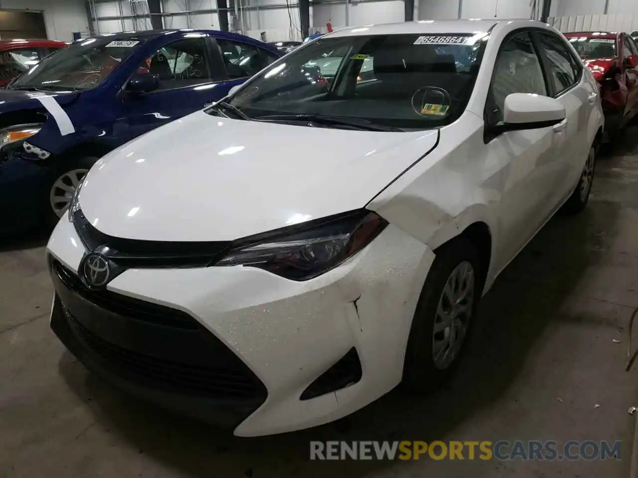 2 Photograph of a damaged car 2T1BURHE1KC181099 TOYOTA COROLLA 2019