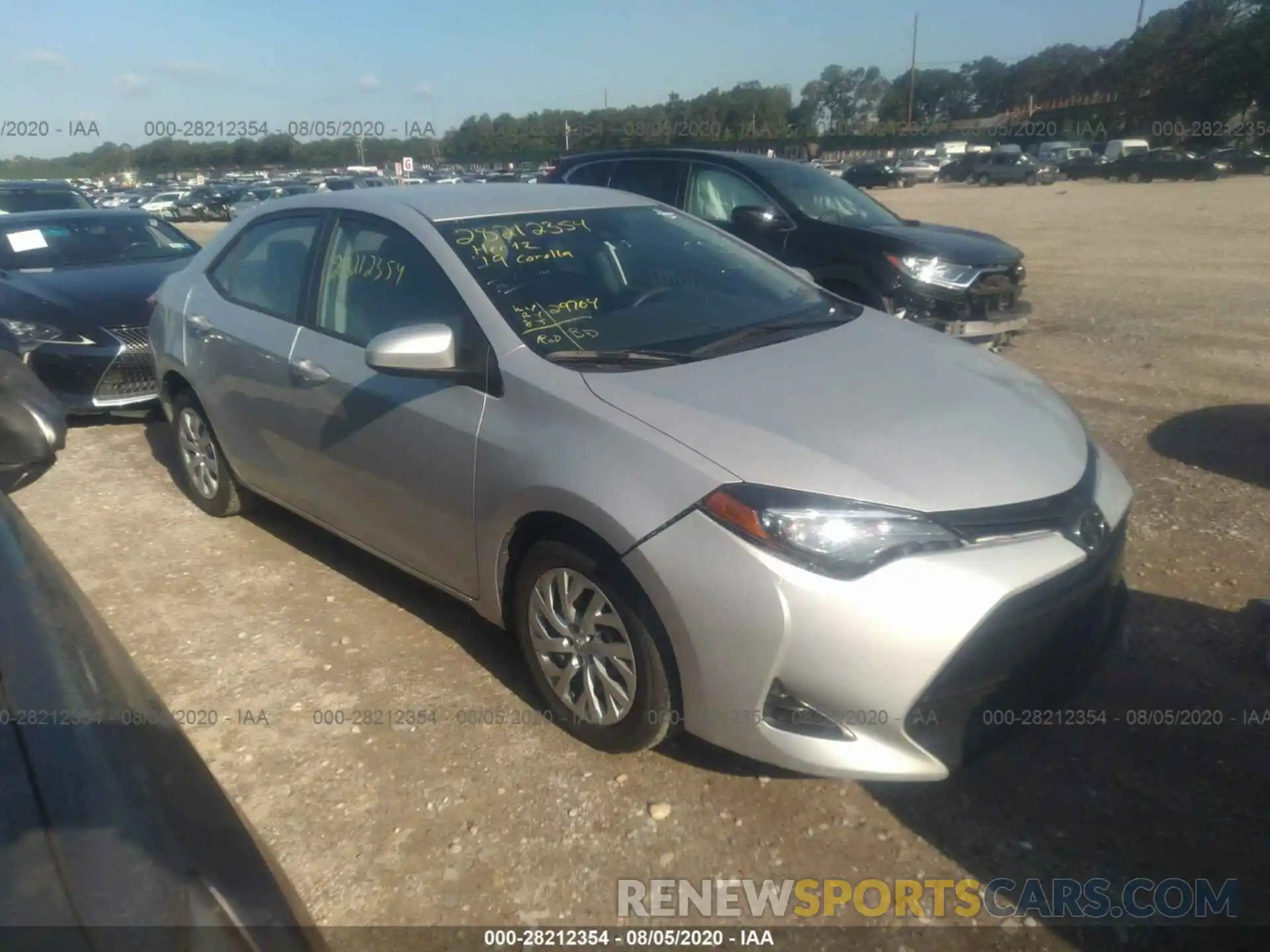 1 Photograph of a damaged car 2T1BURHE1KC181104 TOYOTA COROLLA 2019