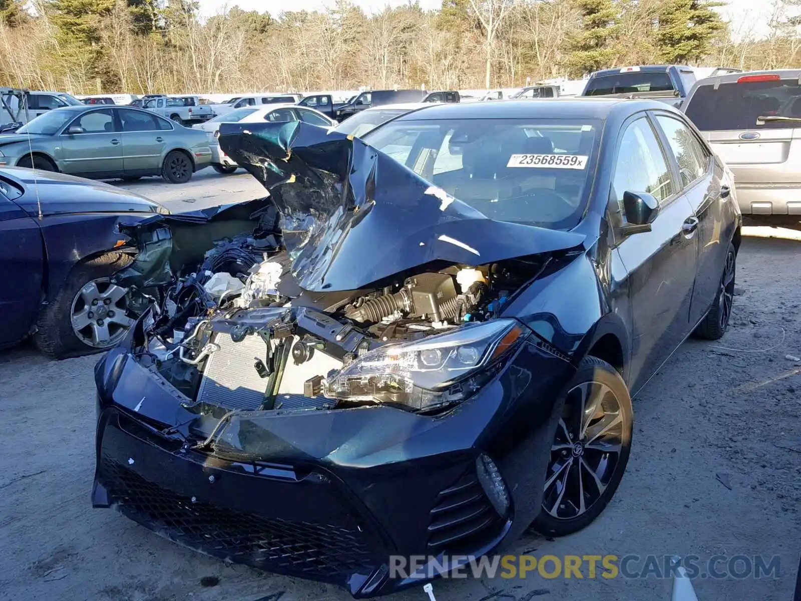 2 Photograph of a damaged car 2T1BURHE1KC181118 TOYOTA COROLLA 2019