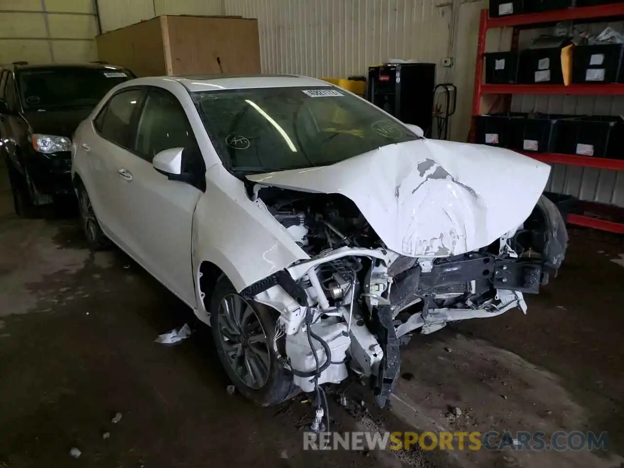 1 Photograph of a damaged car 2T1BURHE1KC181166 TOYOTA COROLLA 2019