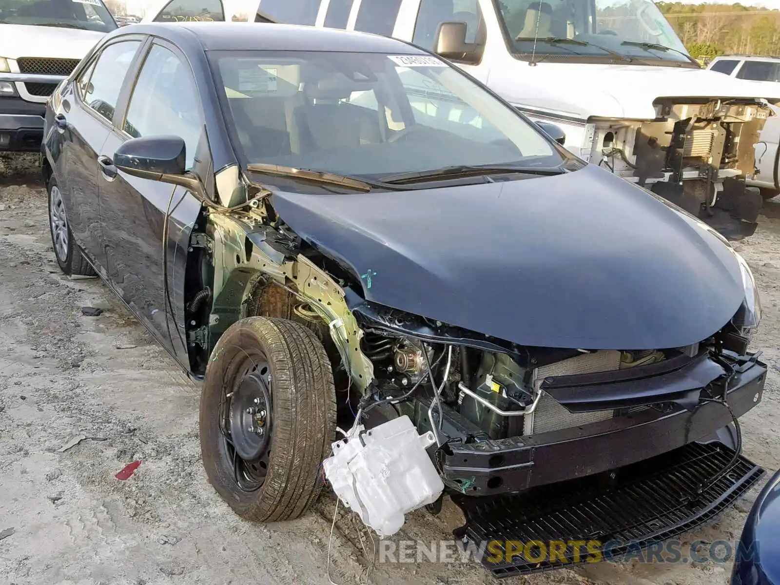 1 Photograph of a damaged car 2T1BURHE1KC181510 TOYOTA COROLLA 2019