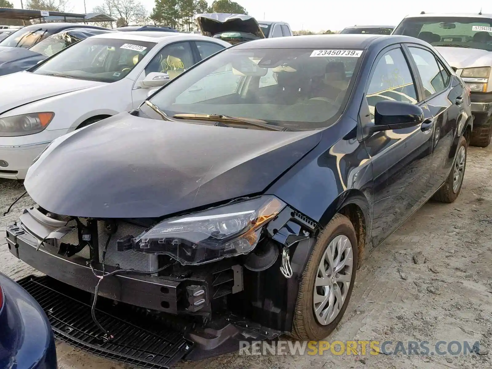 2 Photograph of a damaged car 2T1BURHE1KC181510 TOYOTA COROLLA 2019