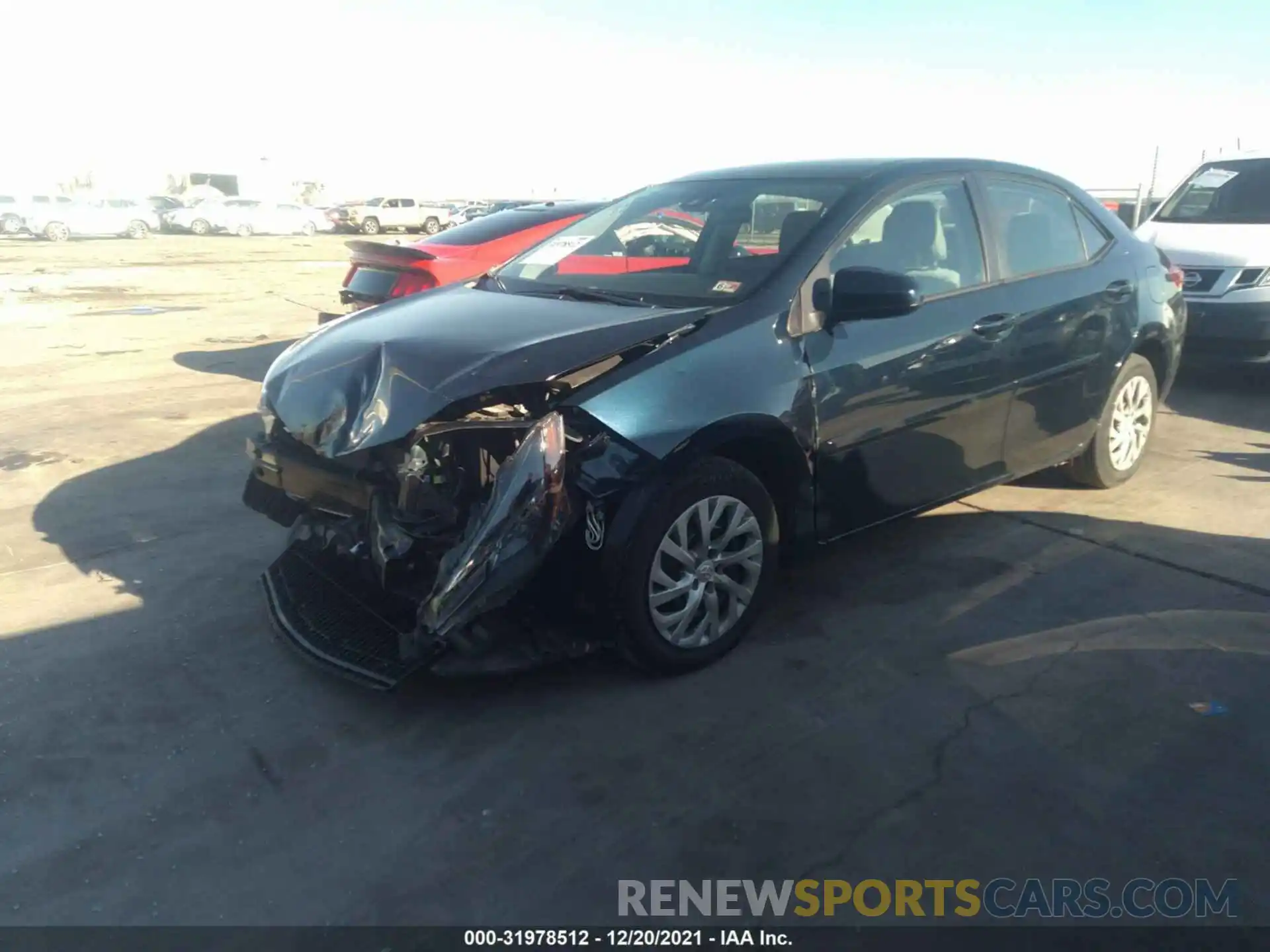 2 Photograph of a damaged car 2T1BURHE1KC181748 TOYOTA COROLLA 2019